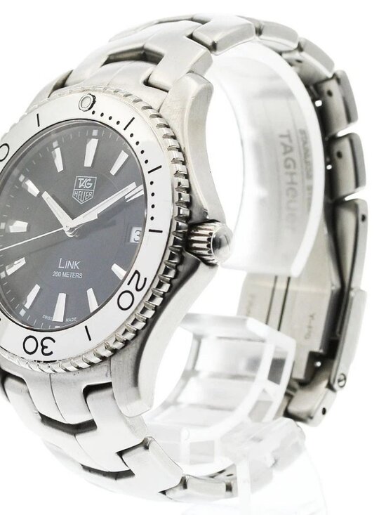 TAG HEUER Link WJ1110.BA0570 Date black Dial Quartz Men\'s Watch_948856 main image 12